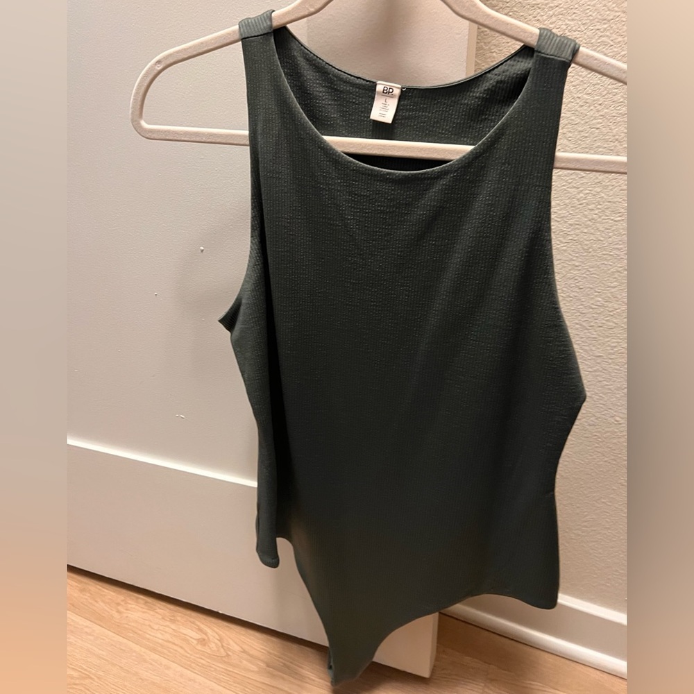 BP Forest Green high neck bodysuit